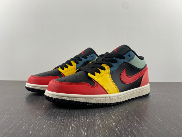 AIR JORDAN 1 LOW “BLACK MULTI” DN3739-060