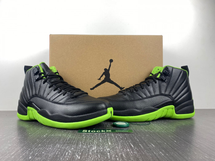 AIR JORDAN 12 BLACK/GREEN AJ12-01