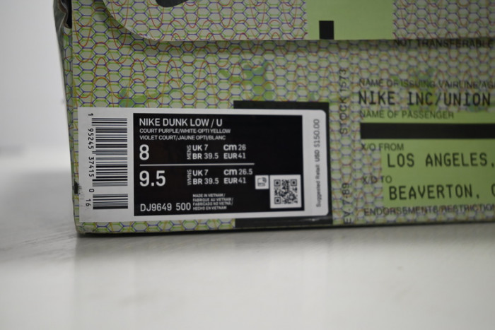 Union LA x Nike Dunk Low 