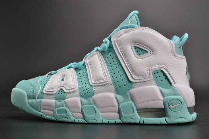 Nike Air More Uptempo GS “Island Green” womens 415082-300