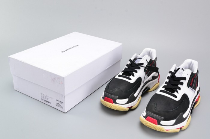 BL BLACK AND WHITE 17FW TRIPLE S 483560-W06E1-1011