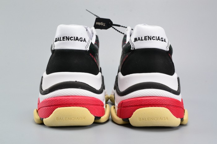 BL BLACK AND WHITE 17FW TRIPLE S 483560-W06E1-1011