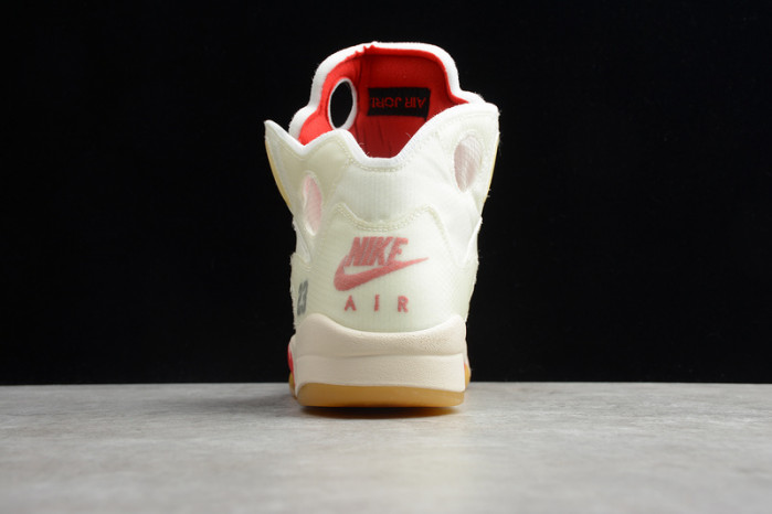 OW Air Jordan 5 SP cream white CT8480-002