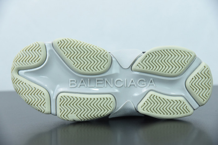 BL TRIPLE S TRAINERS CLEAR SOLE GREY GLOW WHITE 541624 W09OH 1009