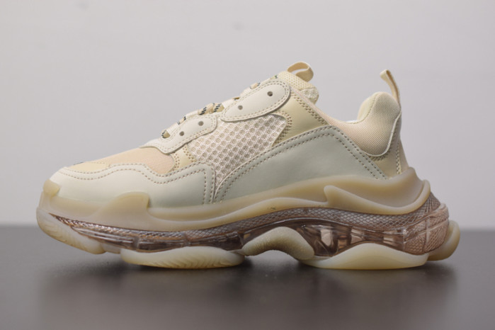 BL TRIPLE S TRAINERS CLEAR SOLE BLACK /BROWN/ RED 541624 W09O1 9000