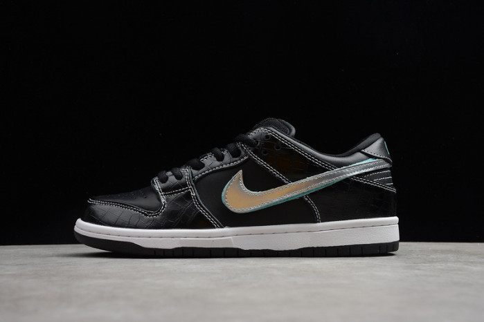 nike sb dunk low Di*m*nd s*pply co black Di*m*nd bv1310-001