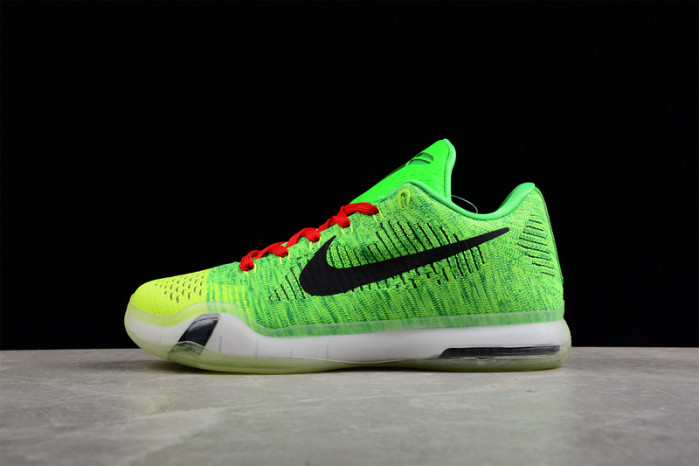 Nike KOBE 10 ELITE ''GRINCH'' ID 802817-901