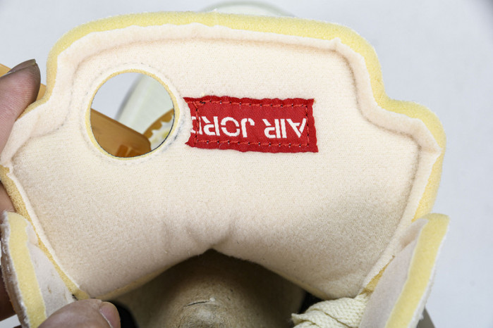 OW x Air Jordan 5 Sail Red DH8565-100