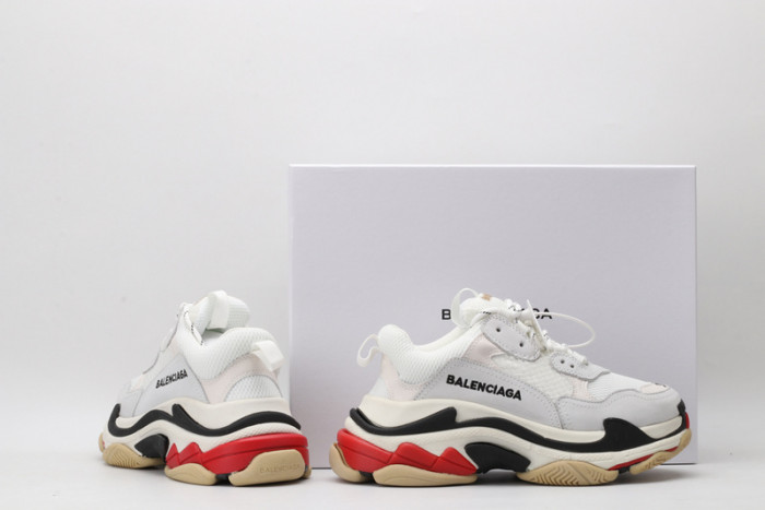 BL 17Fw Triple S Black Pink Women Sneaker 483523-W06E3-8080