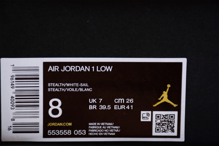 AIR JORDAN 1 LOW “VINTAGE GREY” 553558-053