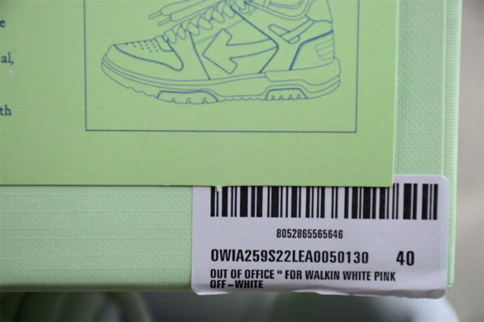 OW OUT OF OFFICE LOW-TOP SNEAKERS OW-67