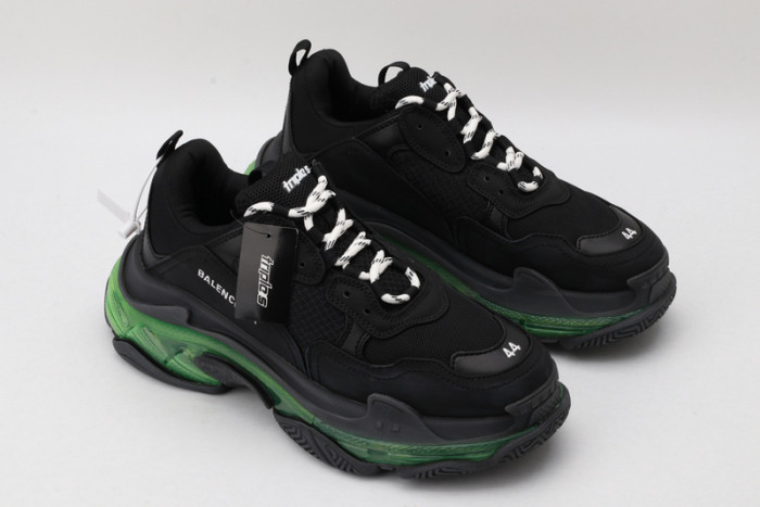 BL TRIPLE S TRAINERS CLEAR SOLE BLUE ADN RED 541624 W09O1 3861