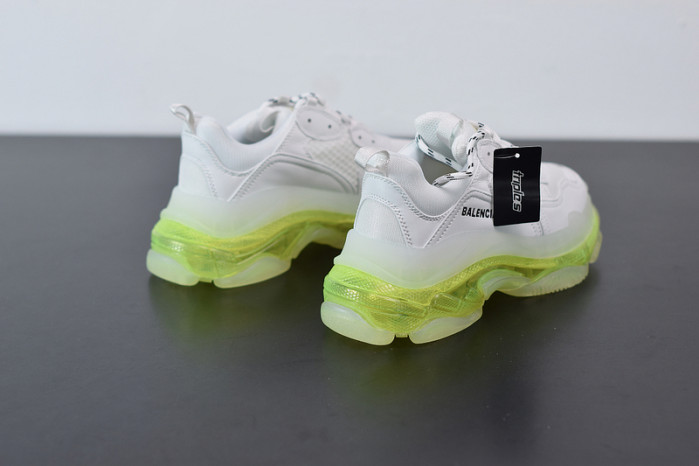 BL TRIPLE S TRAINERS CLEAR SOLE LIGHT GREEN 545325 W09O1 9844