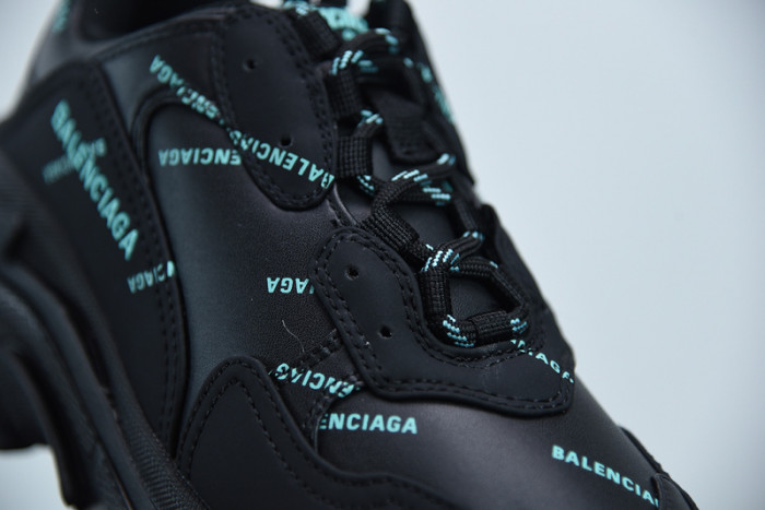 BL TRIPLE S TRAINERS BLACK LETTERS 541624 W09O1 9013