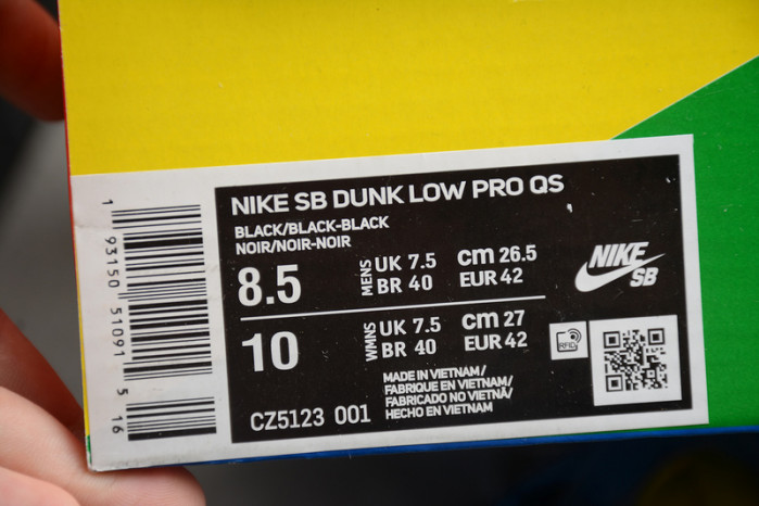 Nike SB Dunk Low Heat Map - CZ5123-001