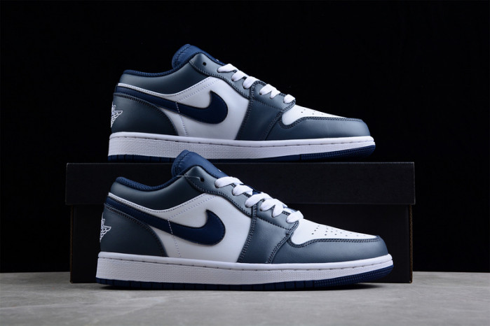 AIR JORDAN 1 LOW COVERED IN BLUE TONES 553558-414