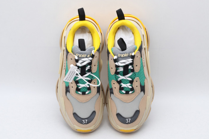 BL TRIPLE S W06E1-1000 BEIGE/GREEN-YELLOW