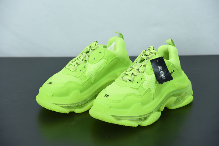 BL TRIPLE S TRAINERS CLEAR SOLE FLLO YELLOW 541624 W09O1 9002