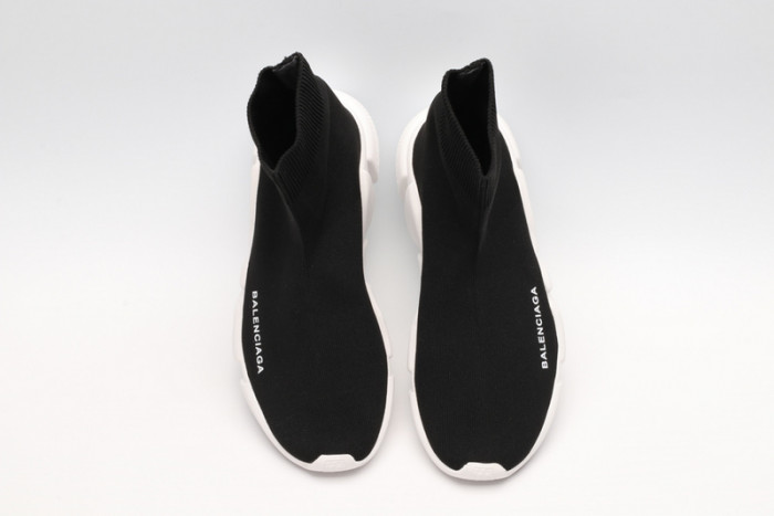 BL Stretch Mesh High Top Sneaker Black White