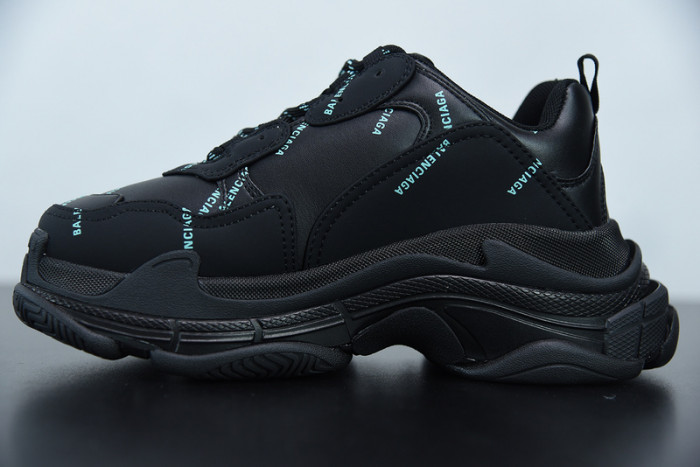 BL TRIPLE S TRAINERS BLACK LETTERS 541624 W09O1 9013