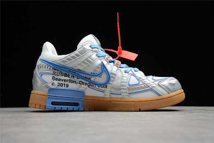 OW x Nike Air Rubber Dunk “University Blue” CU6015-100
