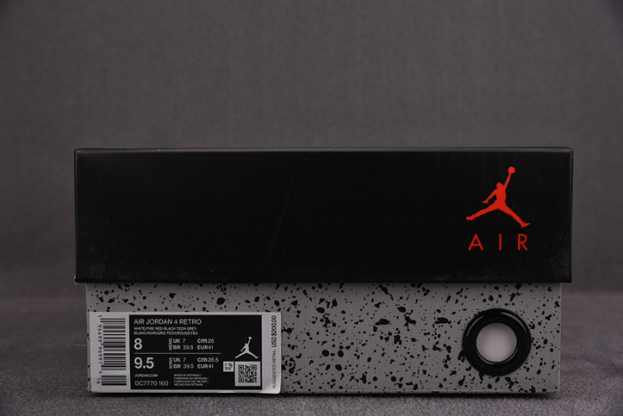 Jordan 4 Retro Fire Red (2020) - DC7770-160