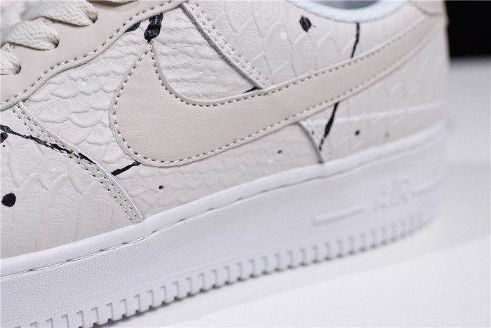 nike air force 1 low lx "phanT0m snakeskin" 898889-007