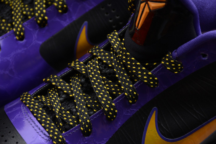 ZOOM KOBE 5 X LAKERS BLACK/DE SOL-VARSITY PURPLE 386430-071