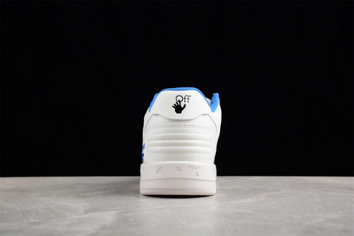 OFF-WHITE Out Of Office "OOO" Low Tops For Walking White Blue OW-45