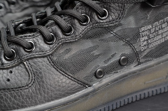 Nike Air Force 1 Mid “Tiger Camo” black mens AA7345-001