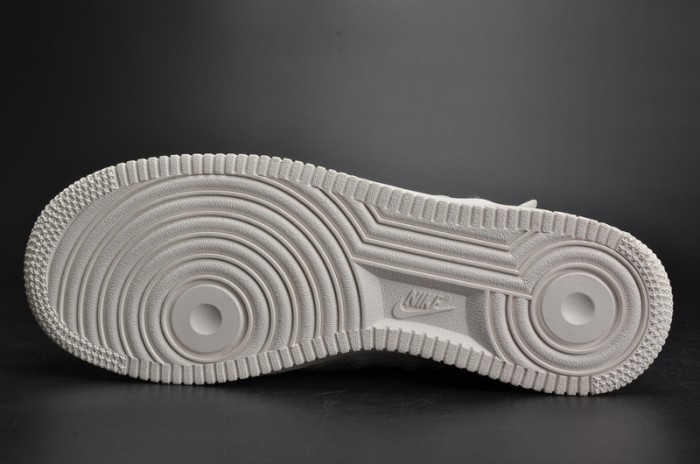 Nike Air Force 1 Mid “Triple Ivory” white AA6655-100