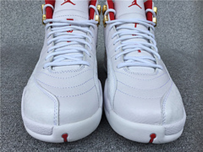 Air Jordan 12 FIBA White University Red 130690-107
