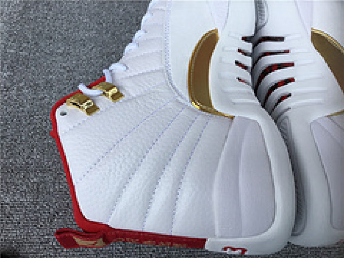 Air Jordan 12 FIBA White University Red 130690-107